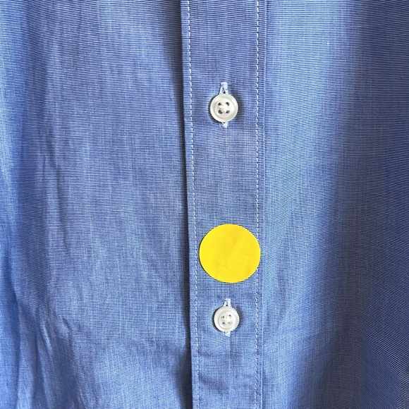 J. Crew Secret Wash‎ cotton poplin shirt Large Blue - Picture 5 of 12